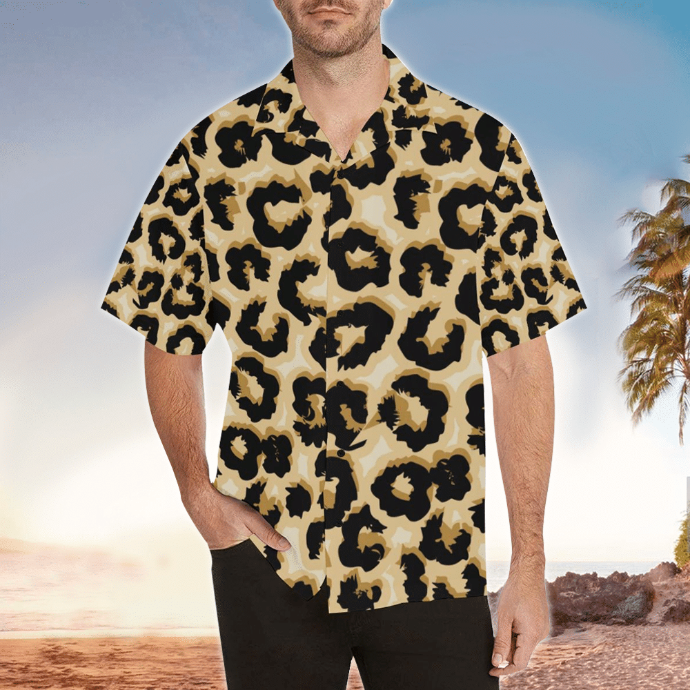 Bracken Shopping Jaguar Hawaiian Shirt, Jaguar Lover Gifts, Hawaii Shirt Men, Aloha Shirt