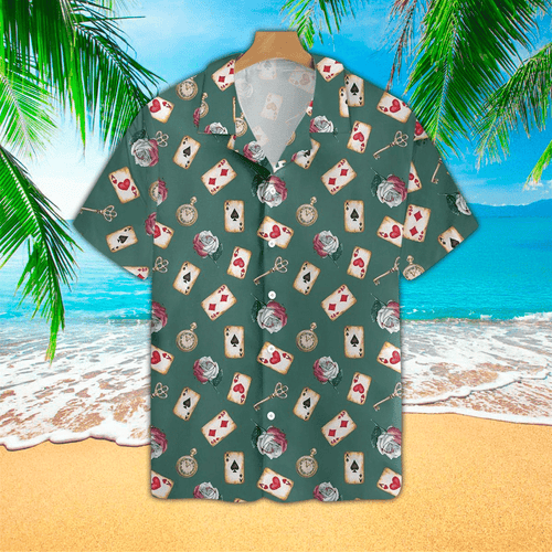 Bracken Shopping Poker Hawaiian Shirt, Poker Lover Gifts, Hawaii Shirt Men, Aloha Shirt